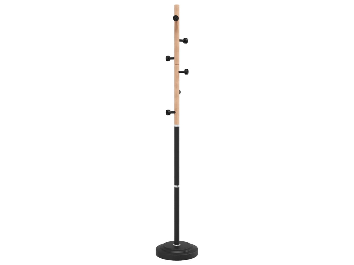 Conjunto 1 Bengaleiro Vidaxl Preto Ferro
