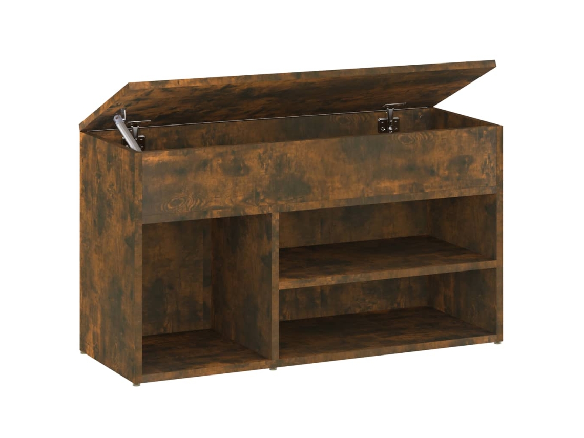 Banco Sapateira Madeira Derivados Carvalho Fumado MAISON EXCLUSIVE (80x30x45 cm)