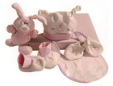 Conjunto  REGALO BEBÉ Rosa
