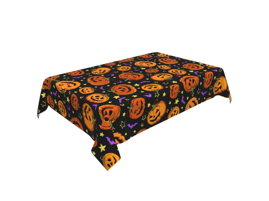 Tecido Decorativo Halloween Impermeável Retangular Jantar Externo
