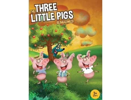 Livro Three Little Pigs Reimagined de Jerry Popowich e Doug Sinclair (Inglês - Capa Dura)