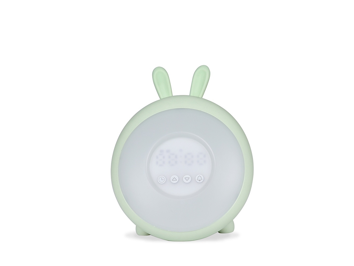 Lurelia Relógio De Viagem Rohs Ry Sound Sunrise Com Porta Usb Para Crianças, Despertador E Luz Noturna