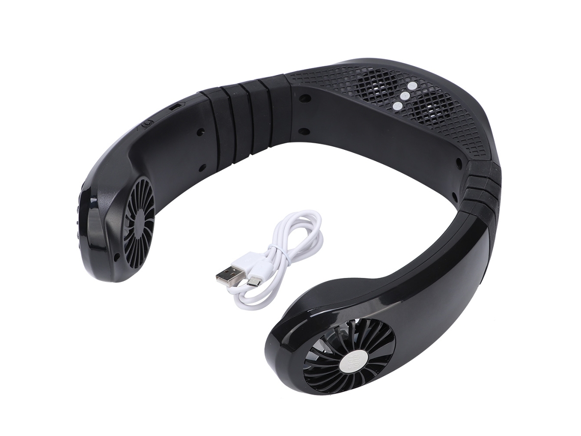 Venteador Portátil Bluetooth Usb com Som para Esportes