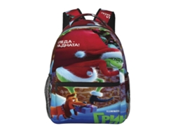 Mochila Grinch E180 Para Escola E Trabalho, Leve E À Prova Dágua, Mochila Estilosa Para Estudantes E Adultos N180 Olysi Shop