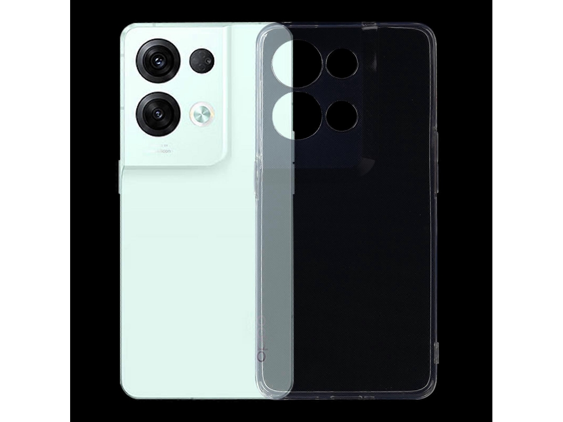 Capa De Celular Em Tpu Transparente Ultrafina De 0,75 Mm Para Oppo Reno8 Pro