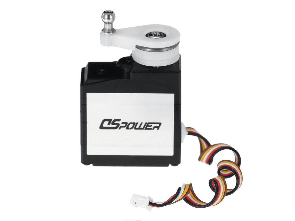 Wltoys 124010 1/12 Rc Peças para Carro Rc Servo de Direção 17g 5 Fios 1,7kg Binário Veículos Modelos Acessórios Sobressalentes 2813 MDUG
