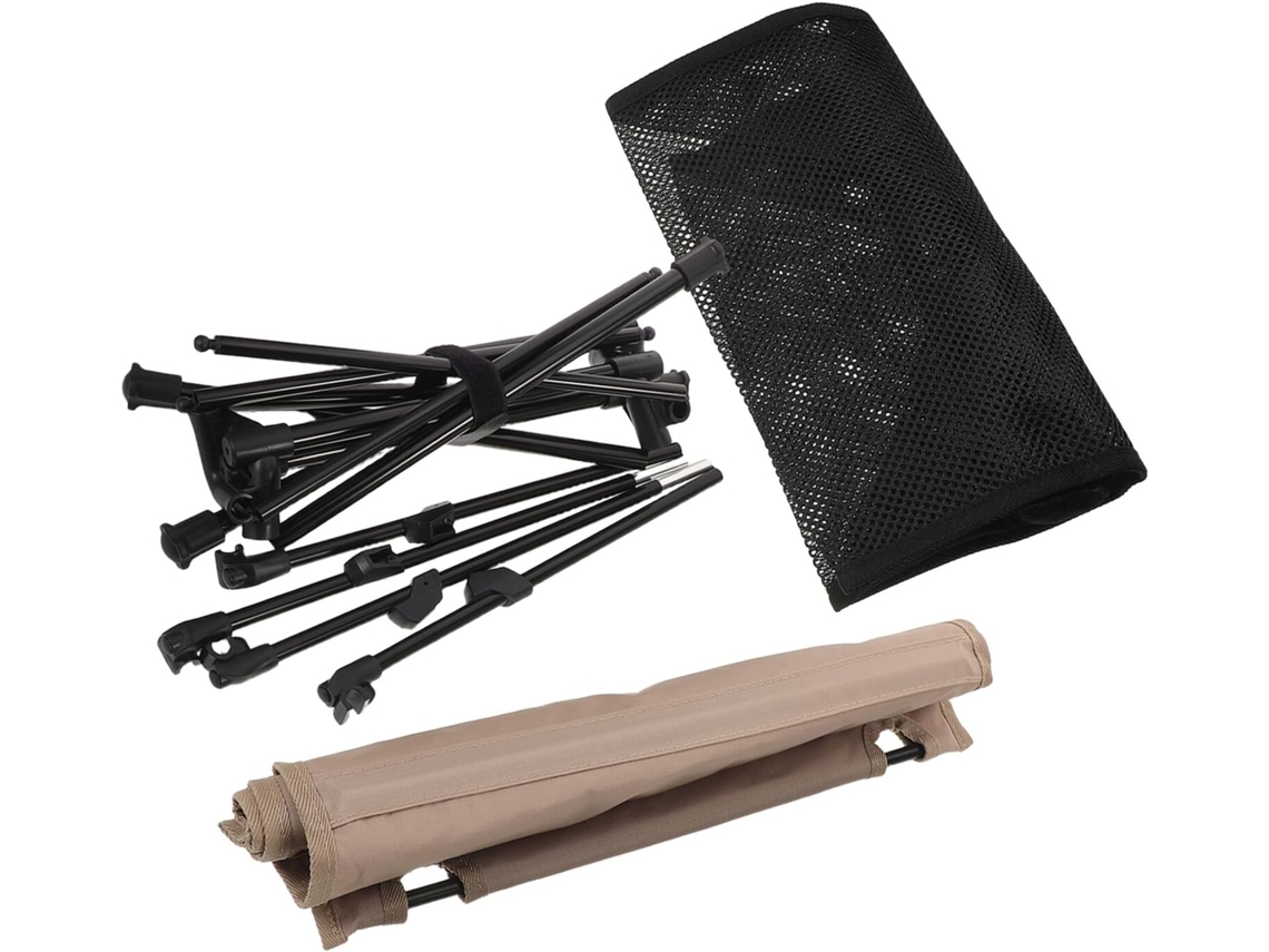 Mesa de Rede Alipis em Tecido e Aço Pe Pc Dobrável, Leve, Resistente, Estável Ideal para Camping, Piqueniques