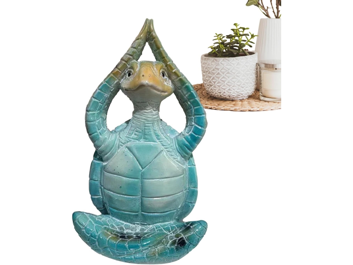 Estátua de Tartaruga Marinha, Resina, Tartaruga de Jardim, Decoração Marinha Meditativa, Estátua de Jardim, Artesanato, CHABERLU