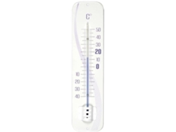 Termômetro De Metal Decorado L 28,5cm Branco Stil
