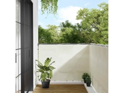Vidaxl Tela De Varanda 120x700 Cm 100% Poliéster Oxford Creme