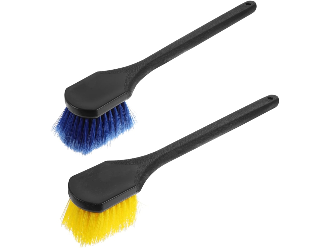 Kit de escovas de limpeza Cabo Longo de 2 peças, durável para limpeza de Rhodes.