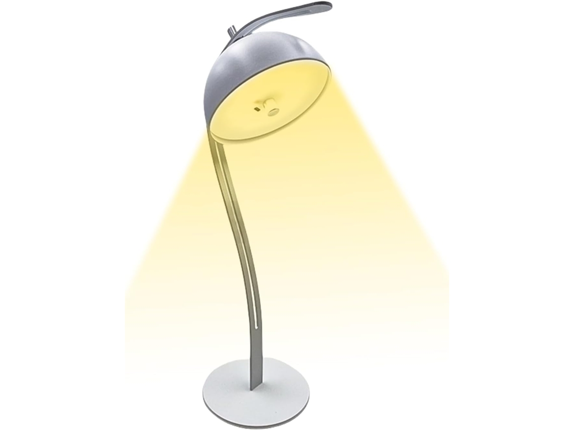 Luminária De Mesa Maciun Cabeceira Led Controle Por Toque Design Sem Fio Com 3 Modos Brilho Para Prateleiras, Sofá