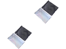 2 Conjuntos De Capas De Proteção Solar E Térmica - Acessório Prático Para Veículos Em Diferentes Temperaturas.