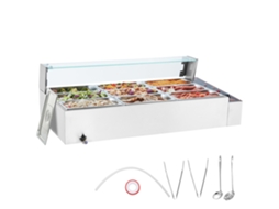 Aquecedor Elétrico de Alimentos VEVOR 9 X 5 Quartos 1113 X 610 X 382 Mm 1500 W