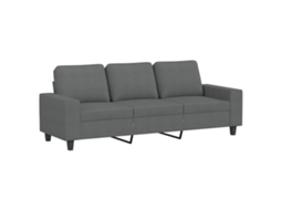 3-seater Sofa, 3-seater Sofas Vidaxl Cinzeto Tecido (n/a)