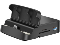 Hub Usb-c 8 Em 1 Com Suporte Para Celular, Estação De Acoplamento