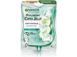 GARNIER Hyaluronic Cryo Jelly Jelly Sheet Mask Textilní Pleťová Maska S Chladivým Efektem -7 °C 27.0G