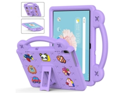 Capa Para Tablet Infantil Em Eva Resistente A Impactos Com Alça E Suporte Integrado Para Lenovo Tab M10 X605 / X505 / Tab P10 X705