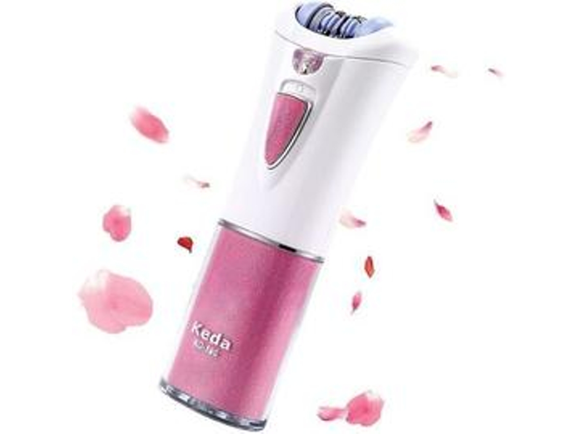 Depilador Suave Para A Pele Feminina Remoção De Pelos Finos Com Luz Led Integrada E Cabeça Lavável Para Higiene