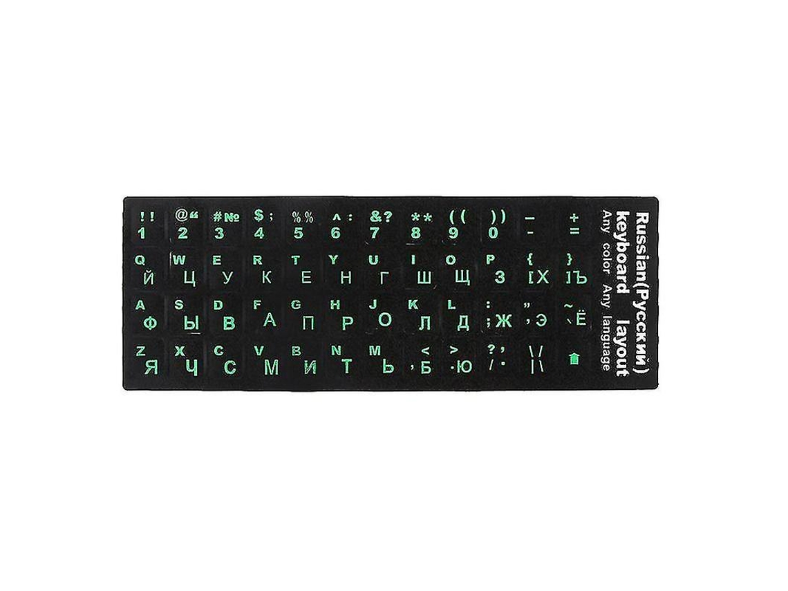Adesivo De Pvc Para Teclado Russo Para Laptop Ou Desktop De 10 A 17 Polegadas Ly Ebike