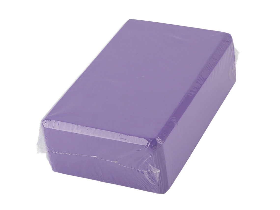 Bloco de yoga de espuma EVA, para ginásio e fitness, ferramenta de treinamento, roxo | S/MARCA