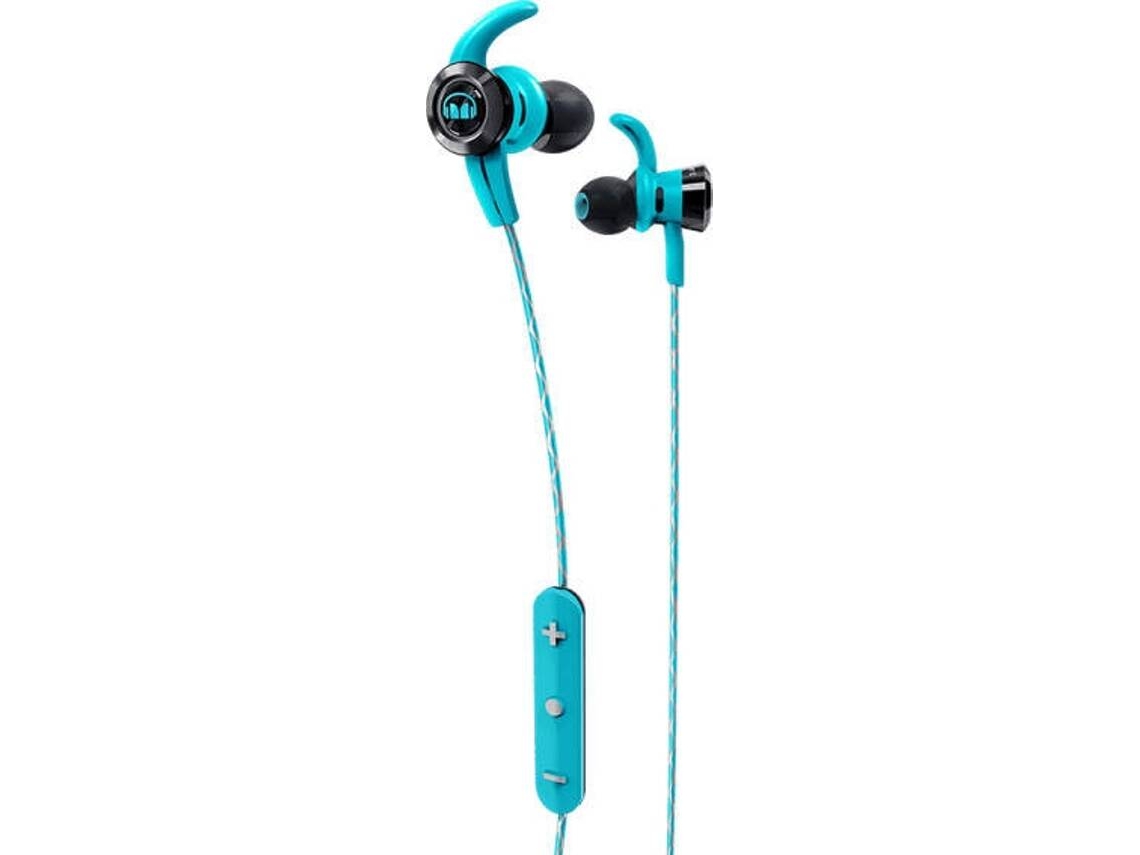 Auriculares Bluetooth MONSTER Isport Victory (In Ear - Microfone - Azul)