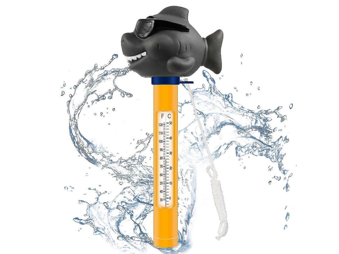 Termômetro da Piscina, Temperatura Água com Corda, Inquebrável, Termômetr o Flutuante para Banho de Gelo GOKOCO