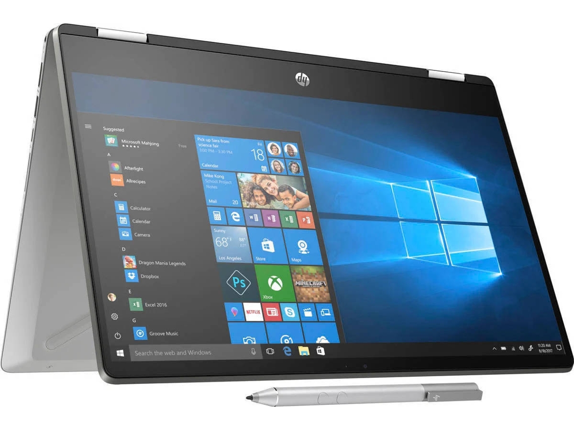 Portátil HP Pavilion x360 14-DH1008NP (Recondicionado Flippers Sinais de Uso - 14'' - Intel Core i7-10510U - RAM: 16 GB - 512 GB SSD PCIe - NVIDIA GeForce MX250)
