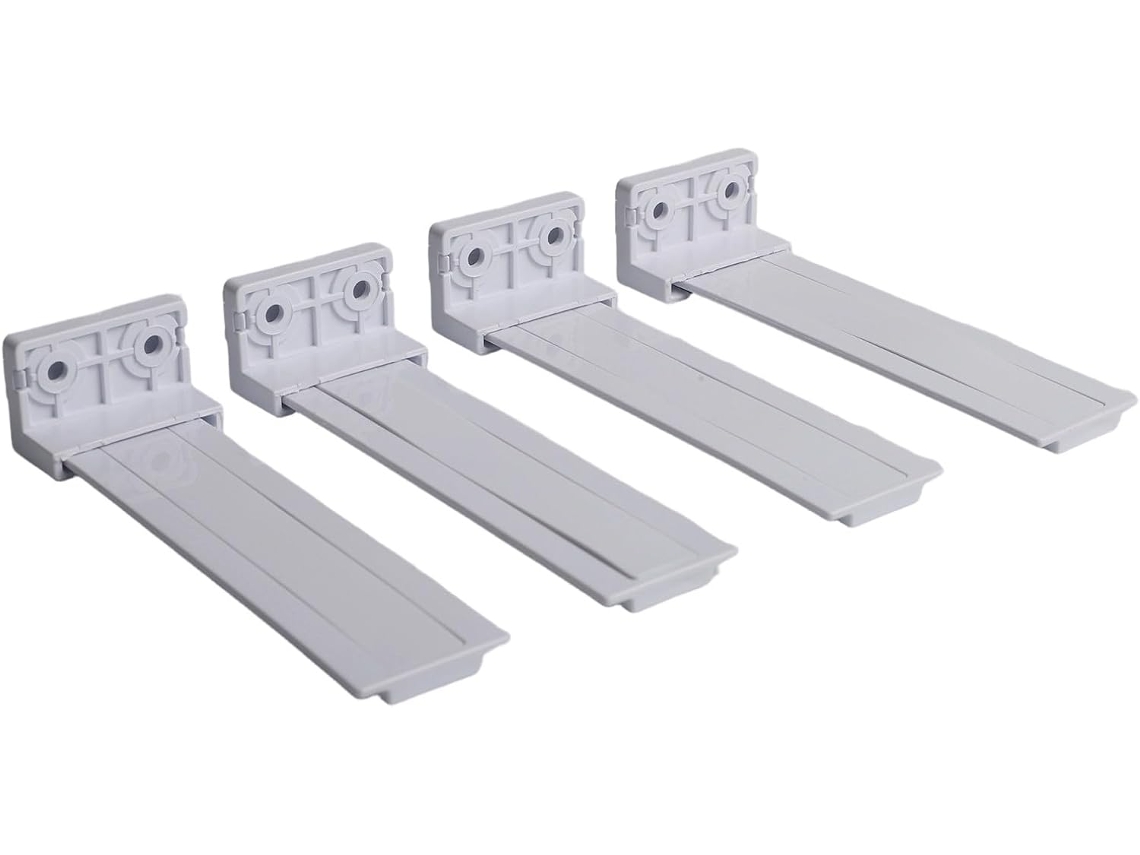 Trilho Deslizante De Plástico Branco Richvibe Para Gavetas Refrigeradores Embutidos, Compatíveis Com Midea, Haier E