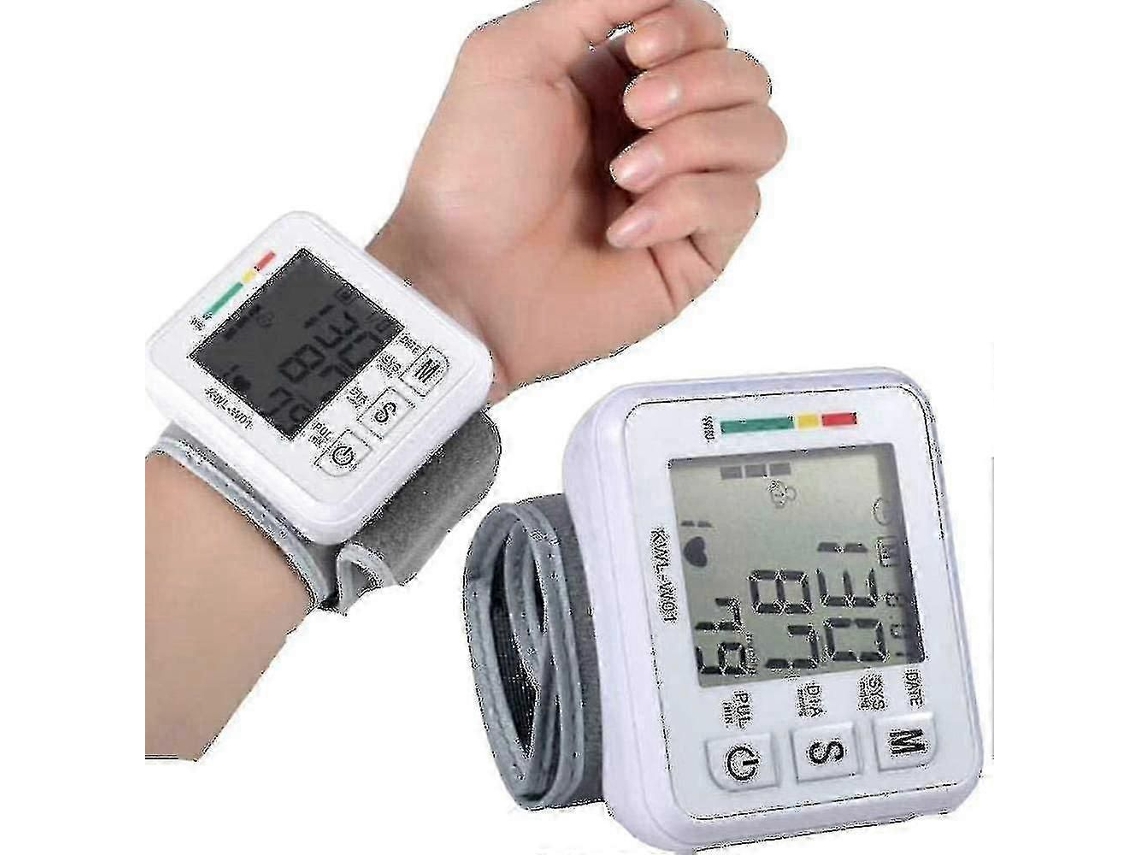 Monitor De Pressão Arterial, Com Pulseira Ajustável E Display Lcd-dwdz Tw
