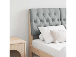 Vidaxl Cabeceira Estofada Cinzento-claro 120 Cm