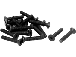 Parafusos de Cabeça Sextavada Interna M6 X 35 Mm, Pretos, 20 Unidades CHABERLU
