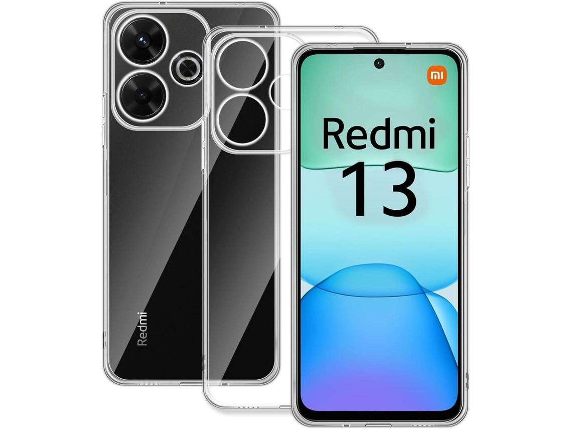 Lurelia Kit Proteção Para Xiaomi Redmi 13 4g / Note 13r 5g, Capa Tpu Transparente E Vidro De Ecrã