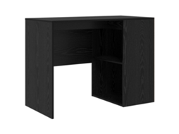 Conjunto 1 Mesa De Escritório Em Casa Vidaxl Preto Derivados De Madeira (102 X 50 X 75 Cm)