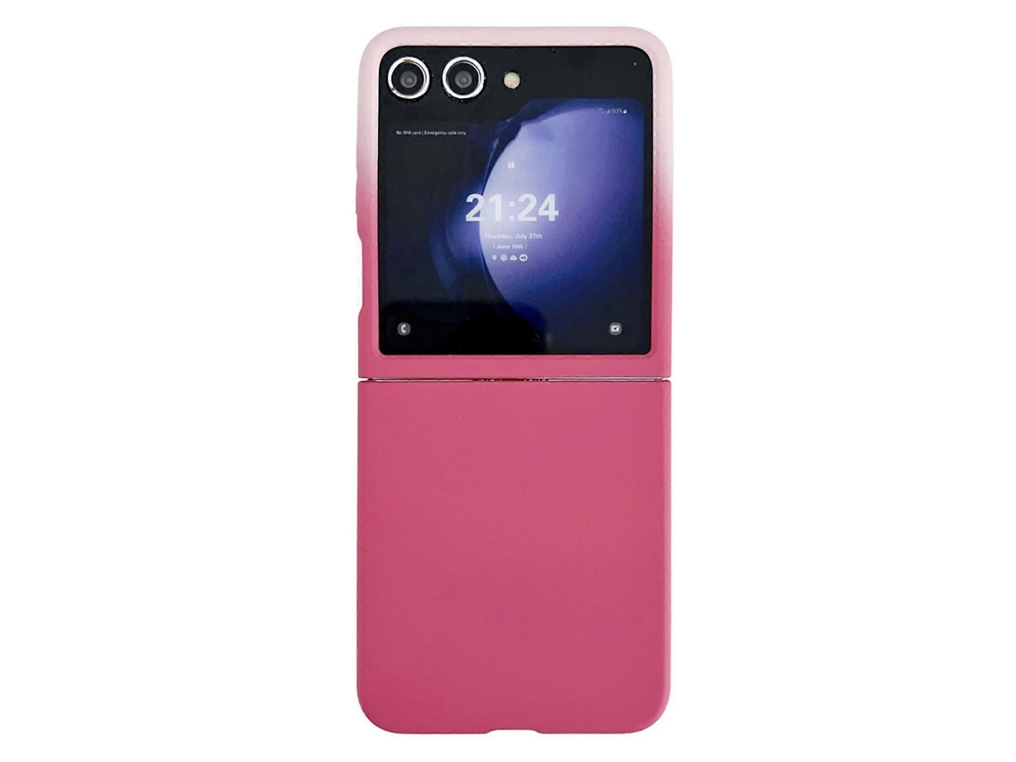 Capa De Celular Em Policarbonato Com Janela Grande E Toque Suave Para Samsung Galaxy Z Flip7 5g.