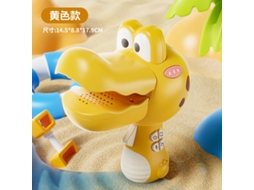 Megafone com Alto falante Infantilchifre de Jacaré Amarelo CHENNNLS