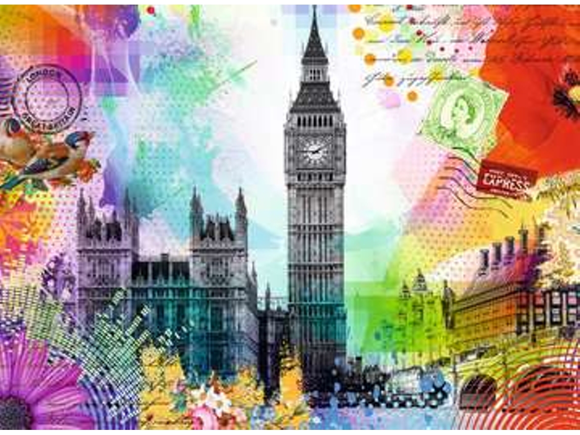 Puzzle RAVENSBURGER London Postcard 500 Peças Edifícios