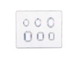 Molde de silicone para decoração artística de unhas 3D, modelos de manicure DIY 03