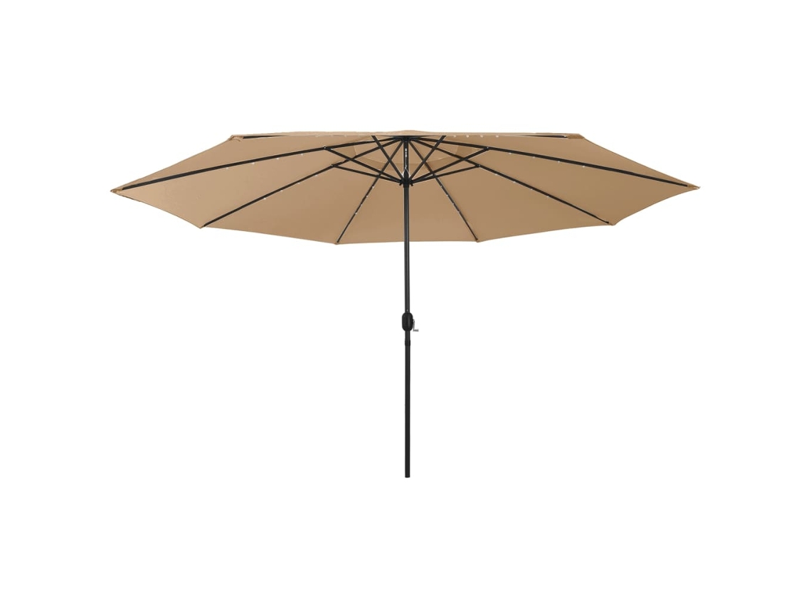 Garden Parasol, Garden Parasols Vidaxl Cinzento-acastanhado Tecido (n/a)