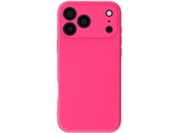 Avizar Capa De Silicone Soft-touch Para Iphone 17 Pro Max Modelo Fast Cover Rosa Fúcsia