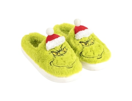 Chinelos Macia Unissexo Dr. Seuss Grinch Confortáveis Antiderrapantes Poliéster Multicor (40/41)