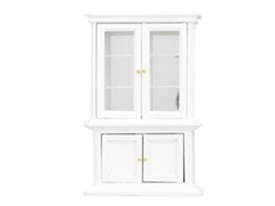 Primerox estante Miniatura em Escala 1:12 para Casa de Boneca Móvel de Bétula Decorativo Branco