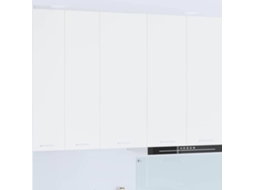 Vidaxl Armário Suspenso Branco 40 X 31 X 100 Cm Derivados De Madeira
