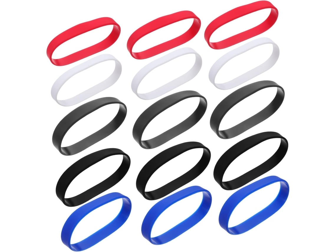 Showeroro 50 - Pulseiras de Silicone para Pulseiras Sólidas