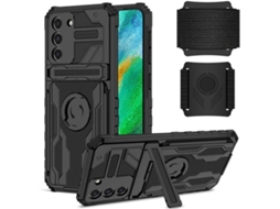 Capa Samsung Galaxy S21 5G HFS-HOUSE Kickstand Preto