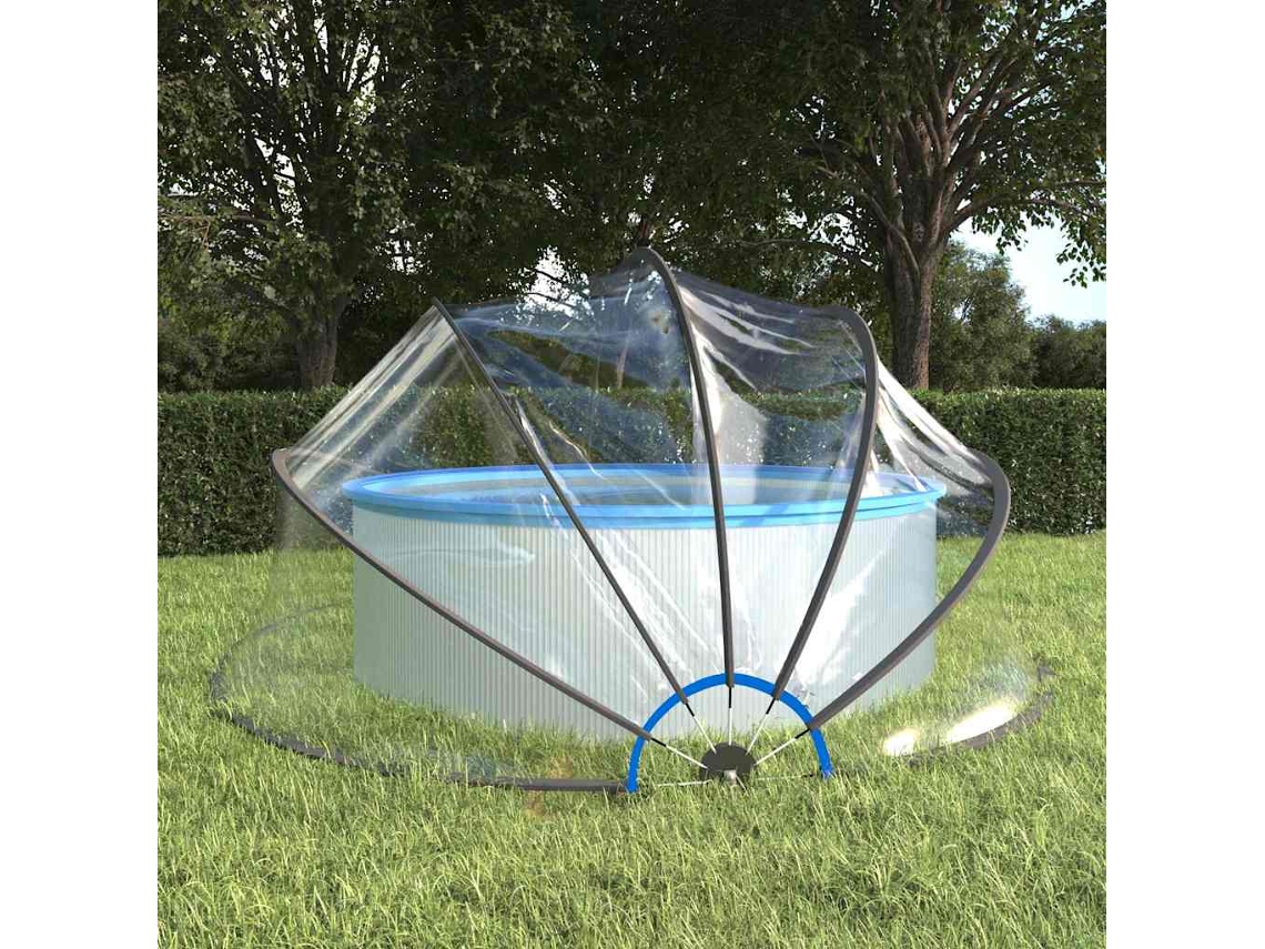 Vidaxl Cúpula De Piscina 500x250 Cm