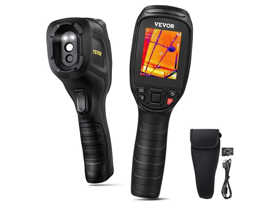 Câmera Termográfica Resolução Iv de 240 X 180 com Câmera Visual de 2 Mp Câmera Infravermelha com Taxa de Atualização de 20 Hz