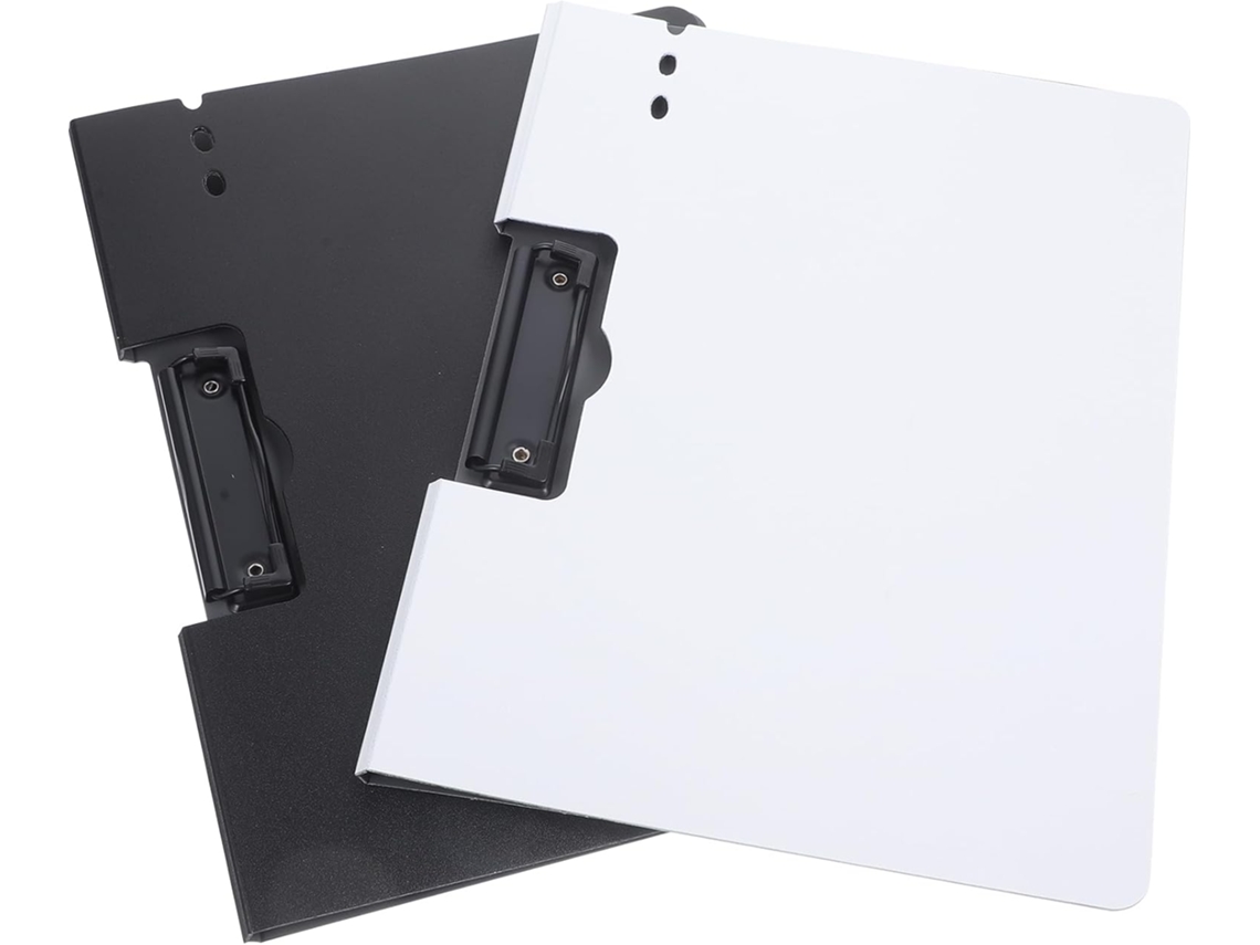 Pacote com 2 Pasta Horizontal de Plástico Leve Amosfun para Documentos A4 Ou Menores, Prática Trans (pacote 2)