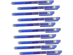 Canetas Apagáveis Nuobesty De 0,5 Mm Com Função Borracha, Tinta Azul,