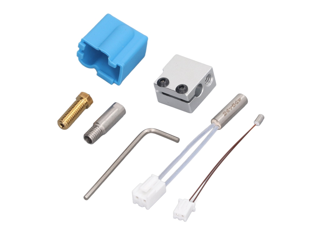 Kit De Bico De Extrusor Hot End Para Impressora 3d 24v Tubo De Aquecimento Termistor Substituto Sidewinder X1 X2
